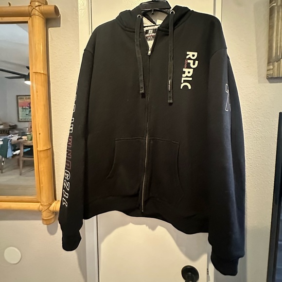 Men’s fleece lined zip up hoodie by Denim Republic - Picture 9 of 14